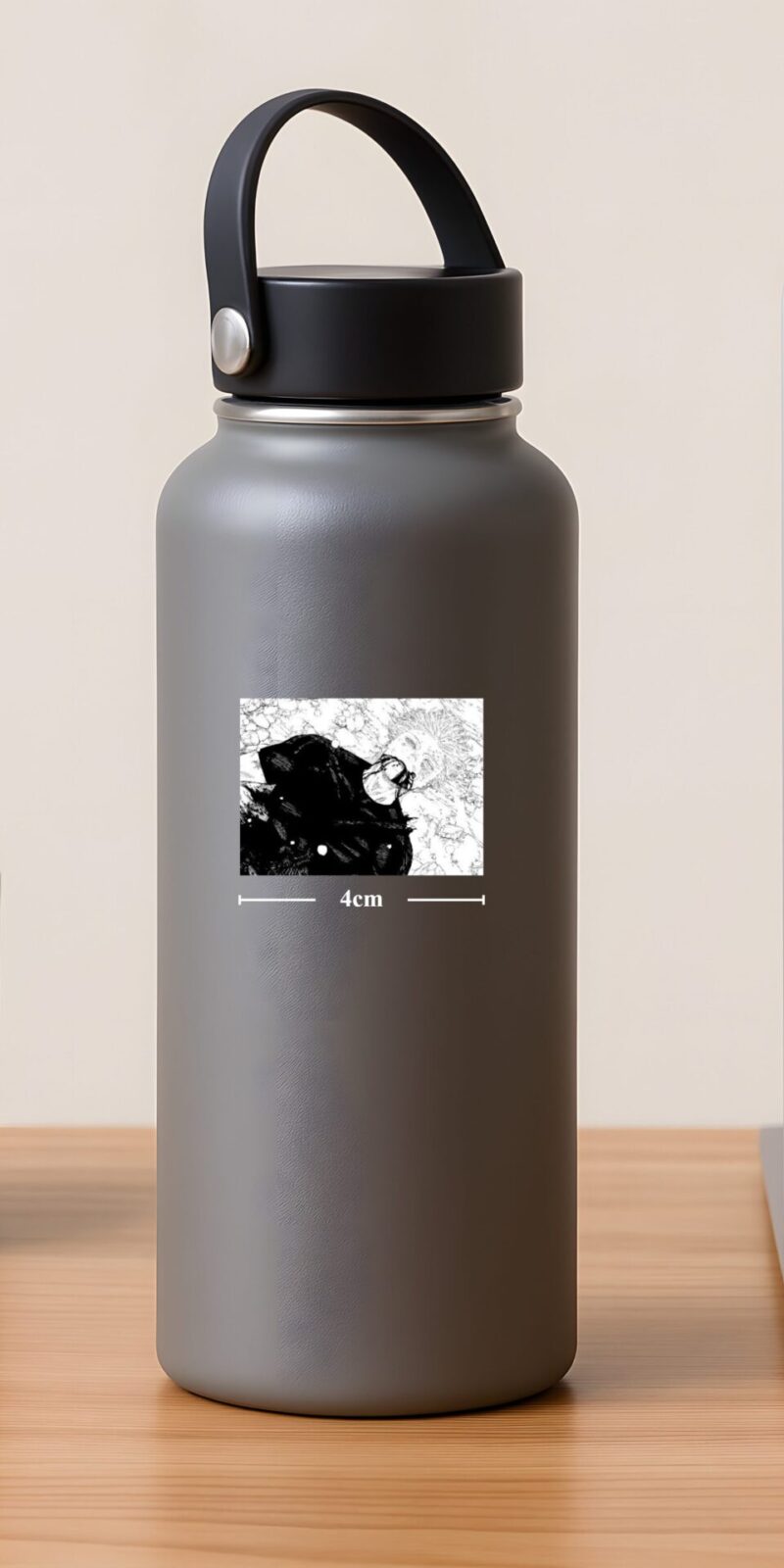 fiveOTA vinyl stickers featuring Gojo death Scene Sticker for laptops and bottles