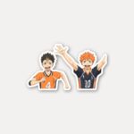 Hinata and Nishinoya Victory Sticker