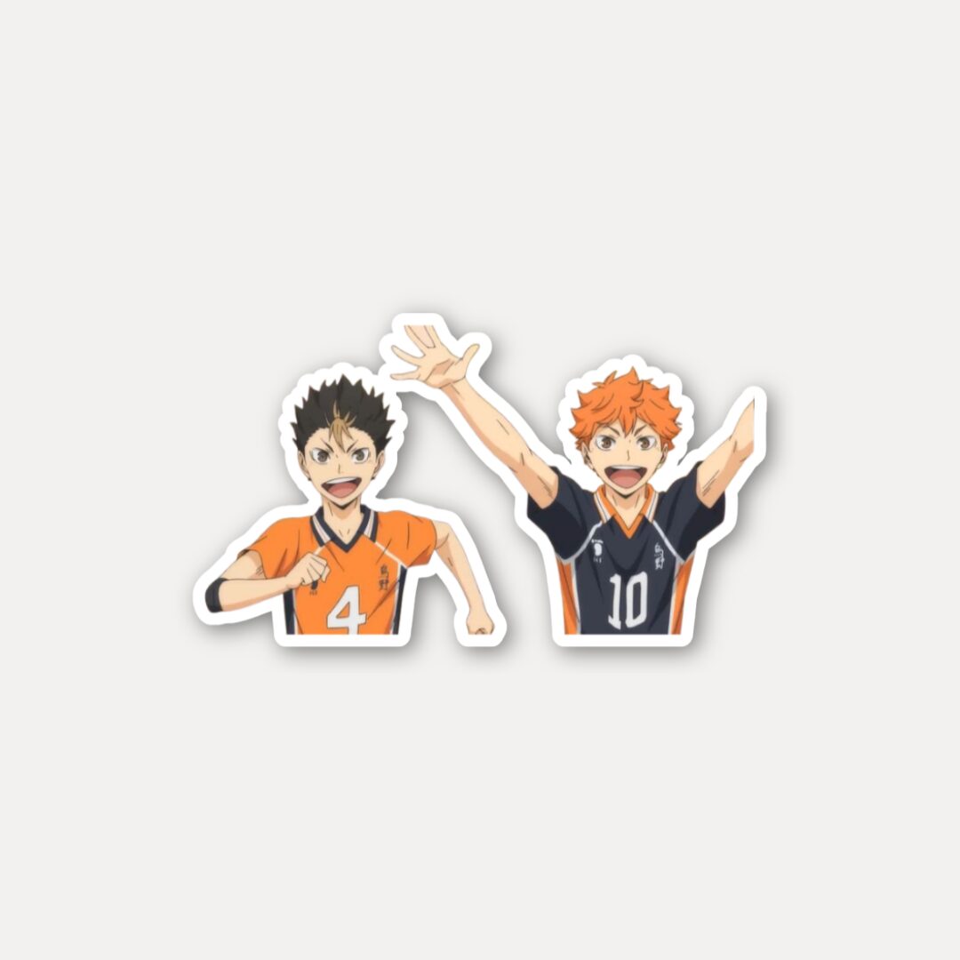 Hinata and Nishinoya Victory Sticker