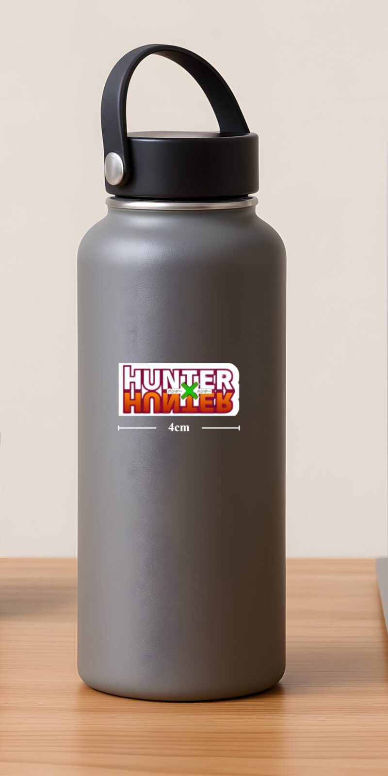 fiveOTA vinyl stickers featuring Hunter × Hunter Logo Sticker for laptops and bottles