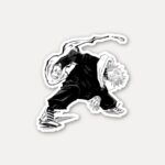 Itadori Black Flash Sticker