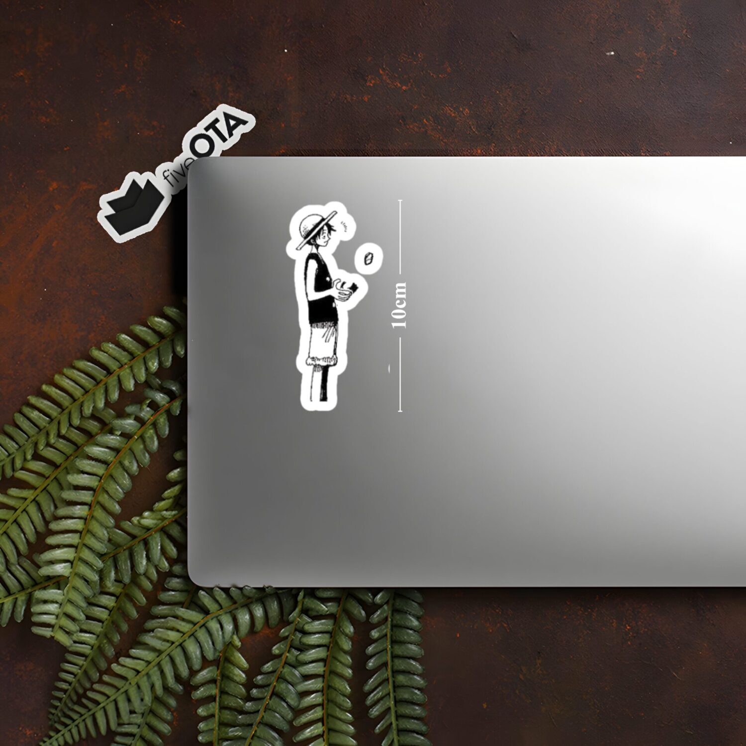 Luffy Minimal Manga Sticker