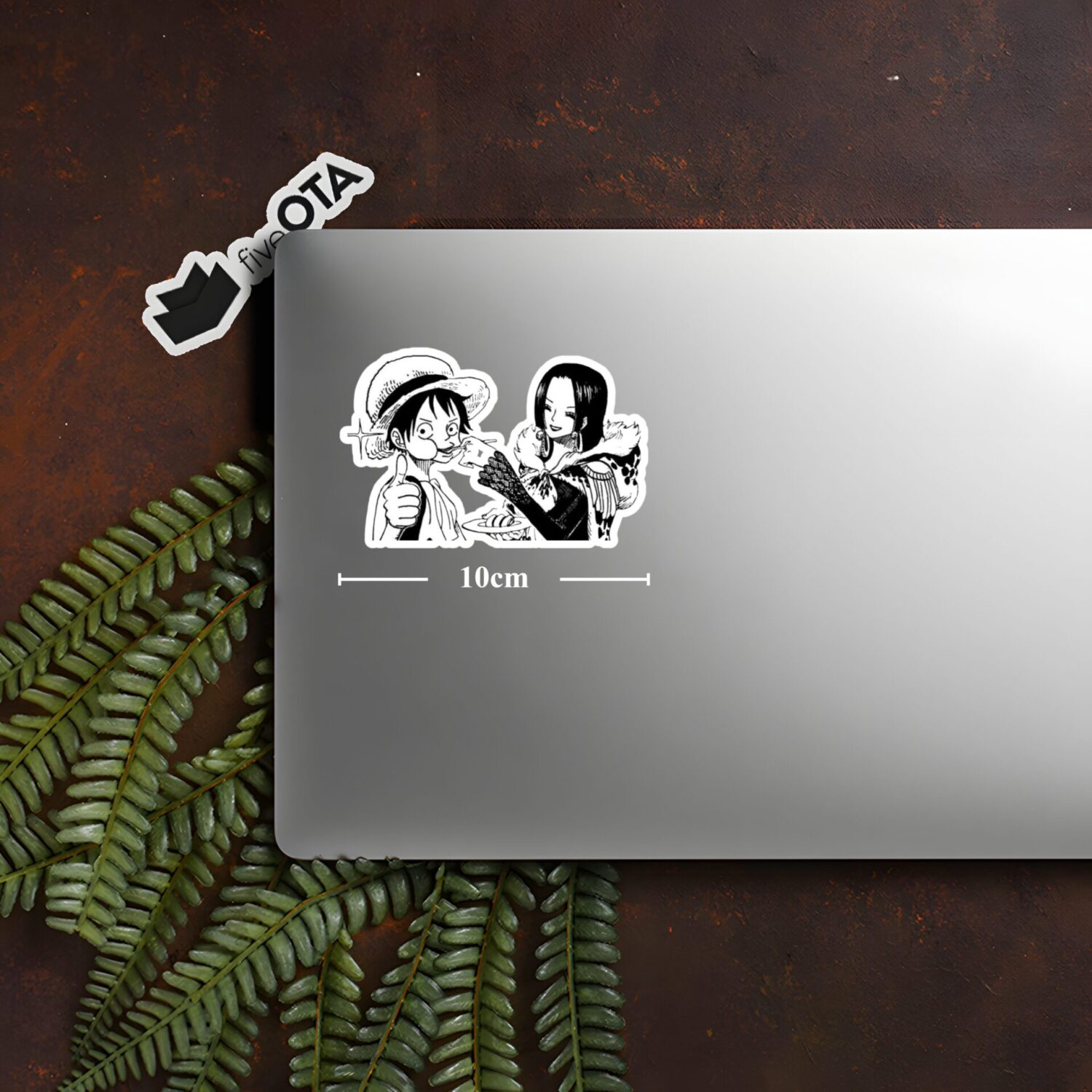 Luffy and Boa One Piece Sticker