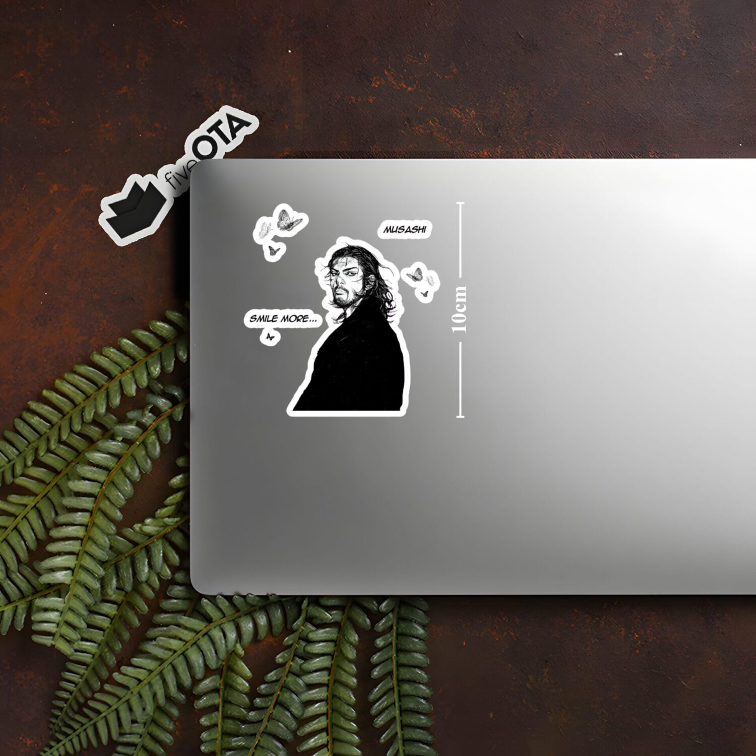 Musashi Smile More Sticker