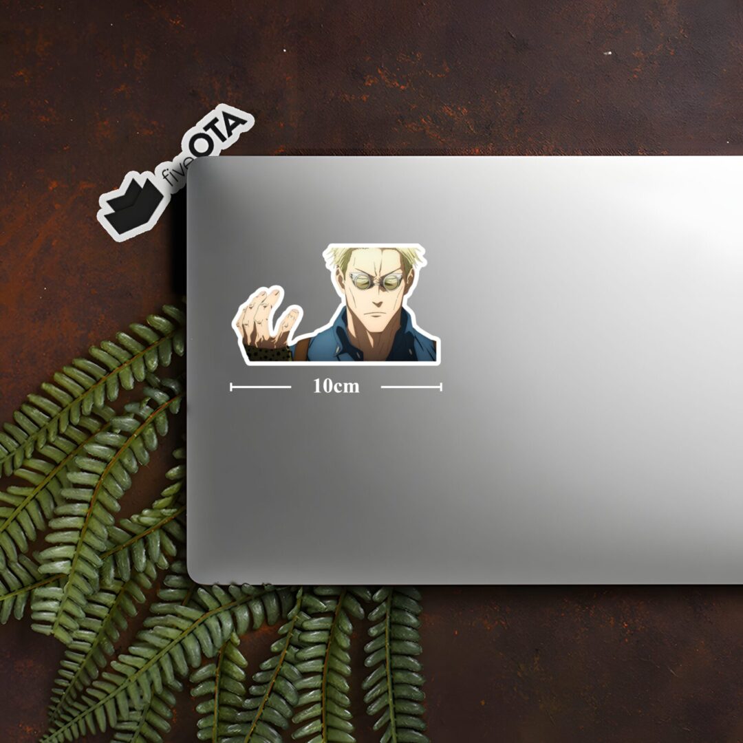 Nanami Kento Calm Pose Jujutsu Kaisen Sticker