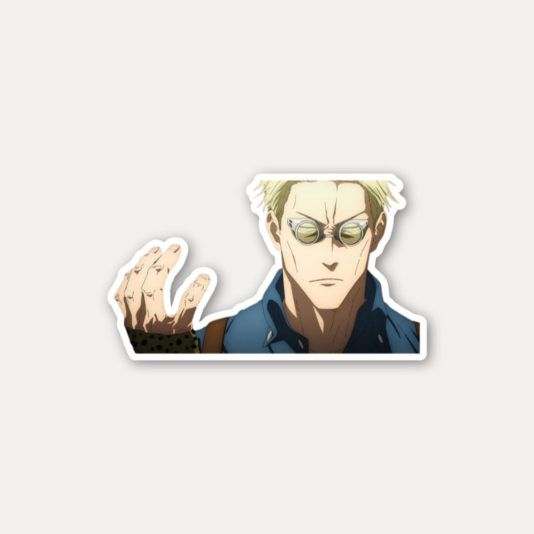 Nanami Kento Calm Pose Jujutsu Kaisen Sticker
