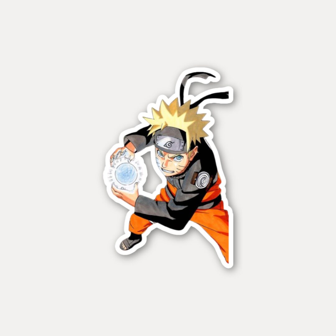 Naruto Rasengan Attack Pose Sticker