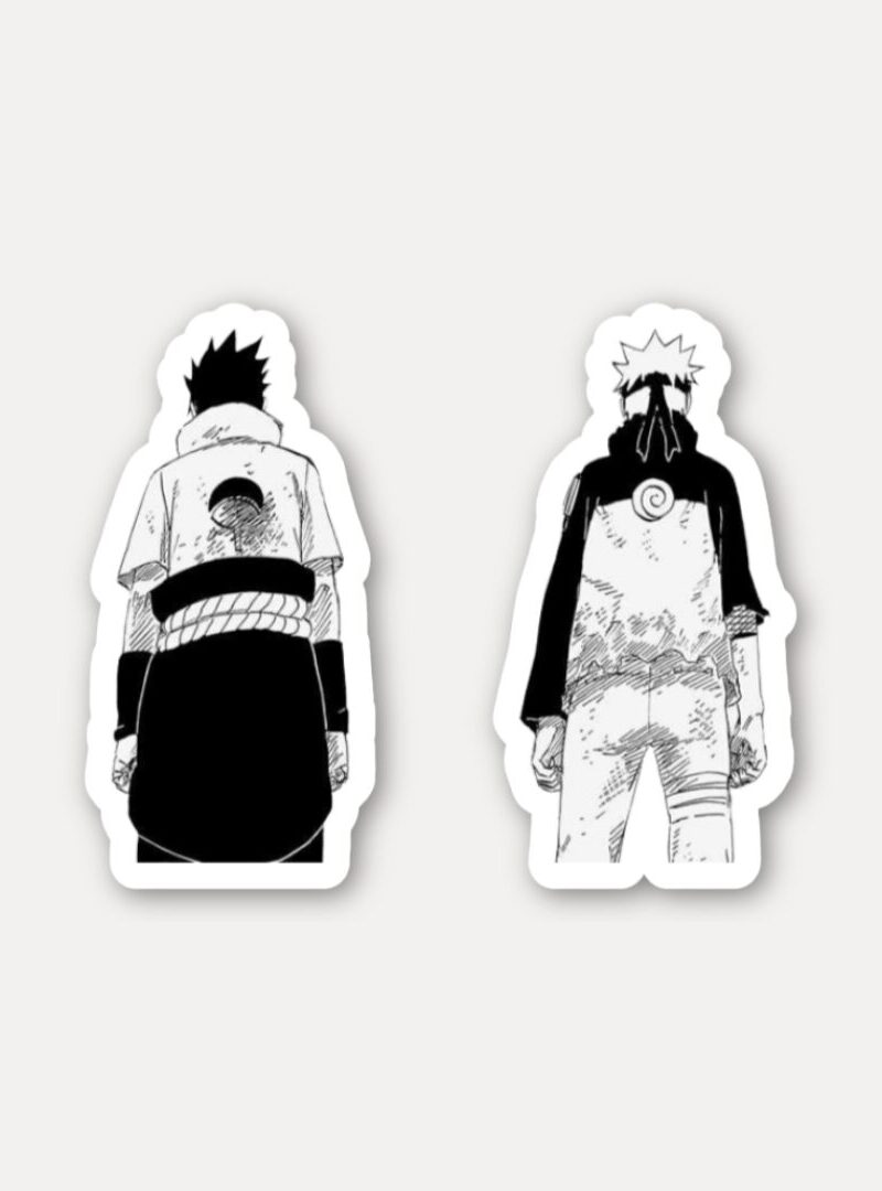 Naruto and Sasuke Final Battle Sticker
