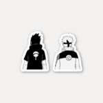 Naruto and Sasuke (Younger Era) Sticker