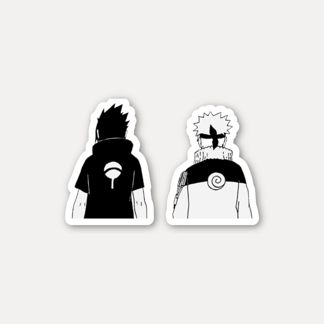 Naruto and Sasuke (Younger Era) Sticker