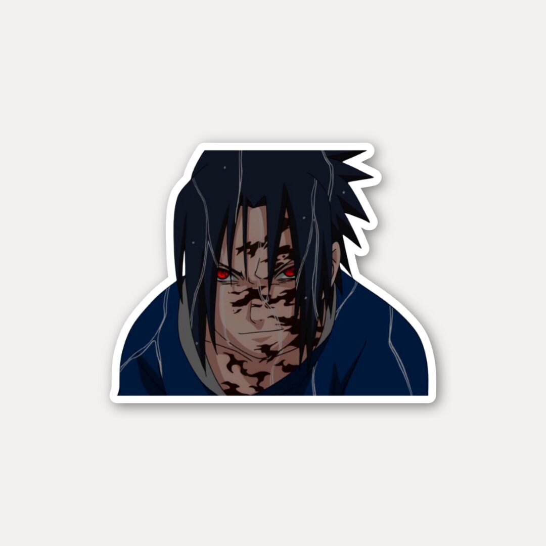 Sasuke Curse Mark Naruto Sticker