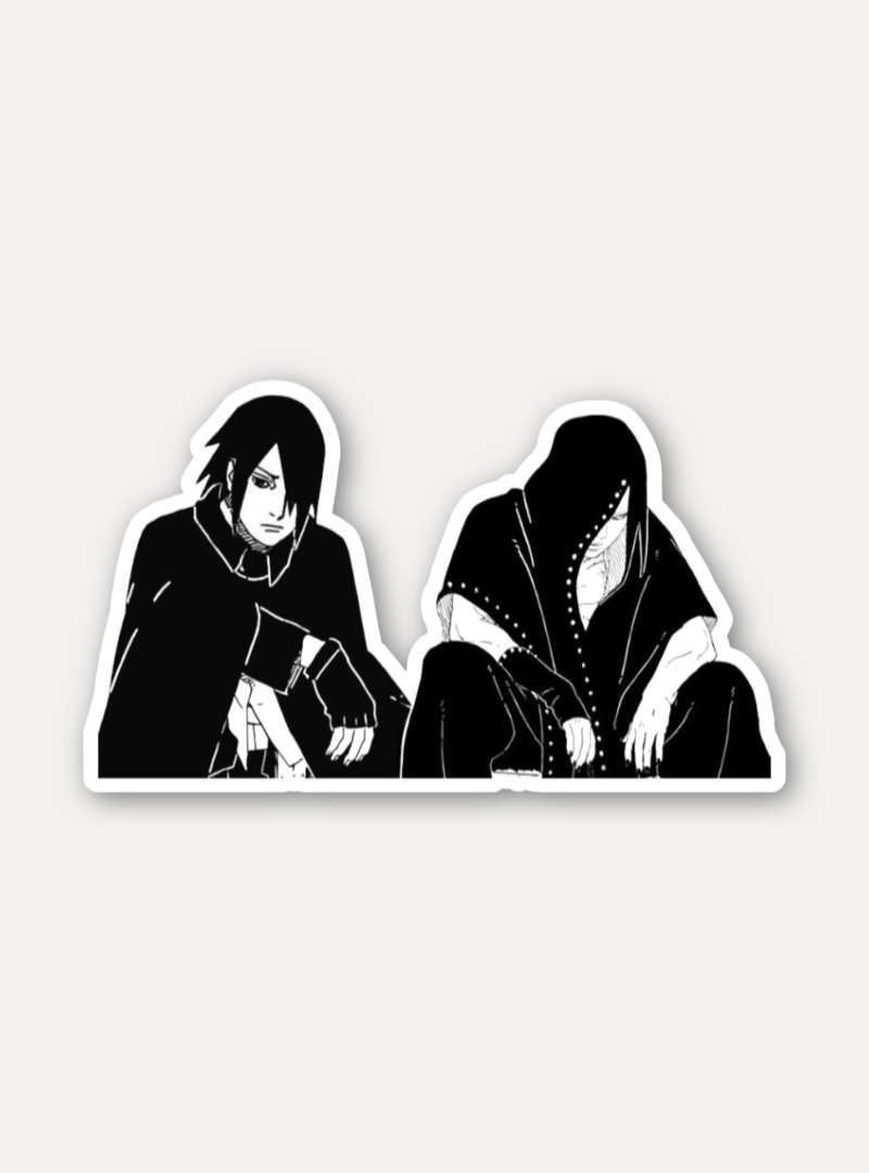 Sasuke and Kawaki Duo Sticker
