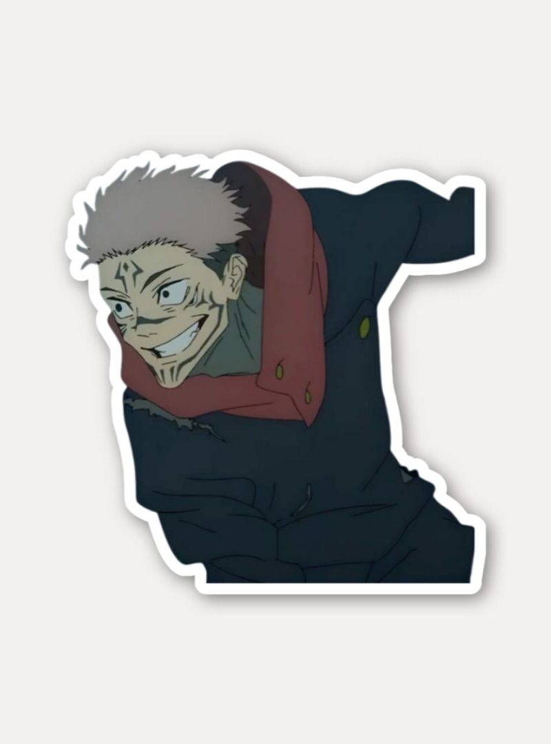 Sukuna Cursed Smile Sticker
