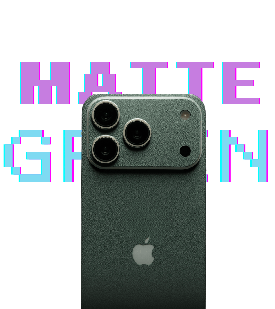fiveOTA iphone17 pro max matte green skin