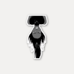 Yoruichi Upside Down Sticker
