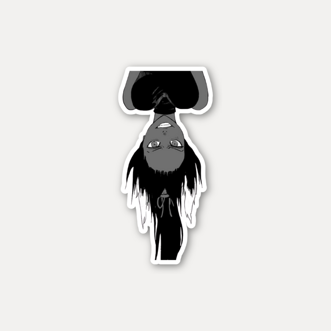 Yoruichi Upside Down Sticker