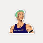 Zoro Lost Again Sticker
