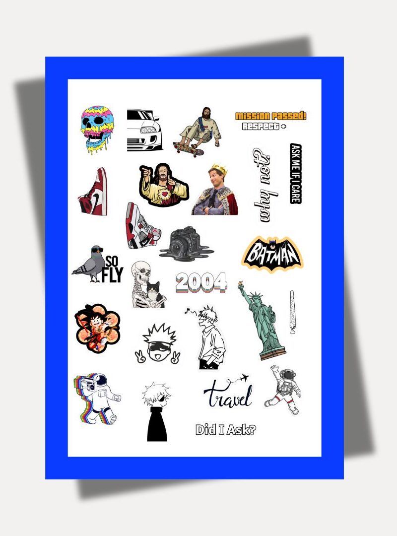 Spaceboy Sticker Sheet