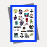 WERIDO sticker sheet