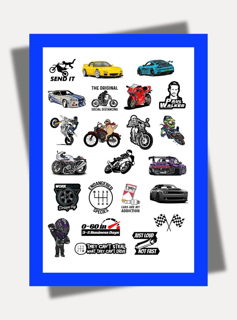 Speeding doesnt Kill Sticker Sheet