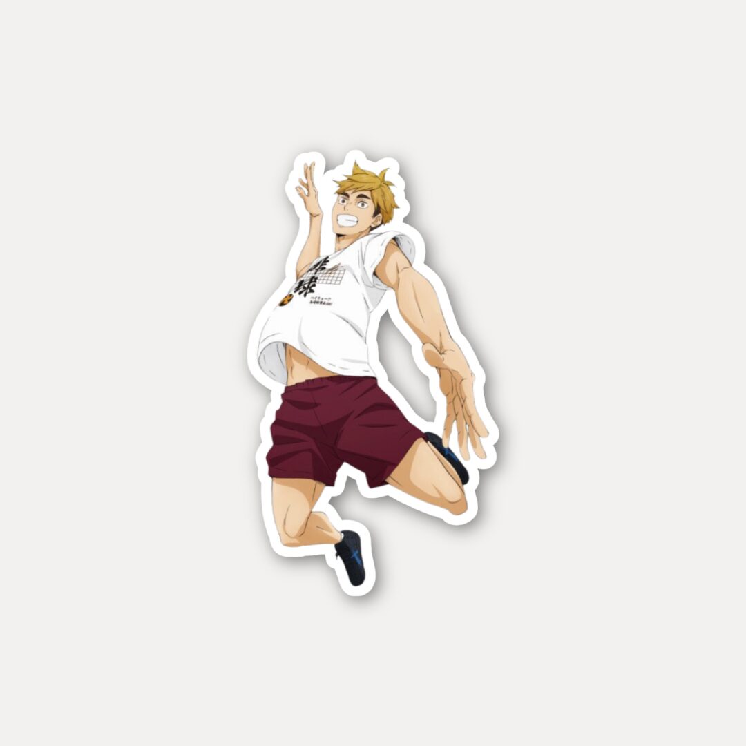 Atsumu Miya Flying Setter Sticker