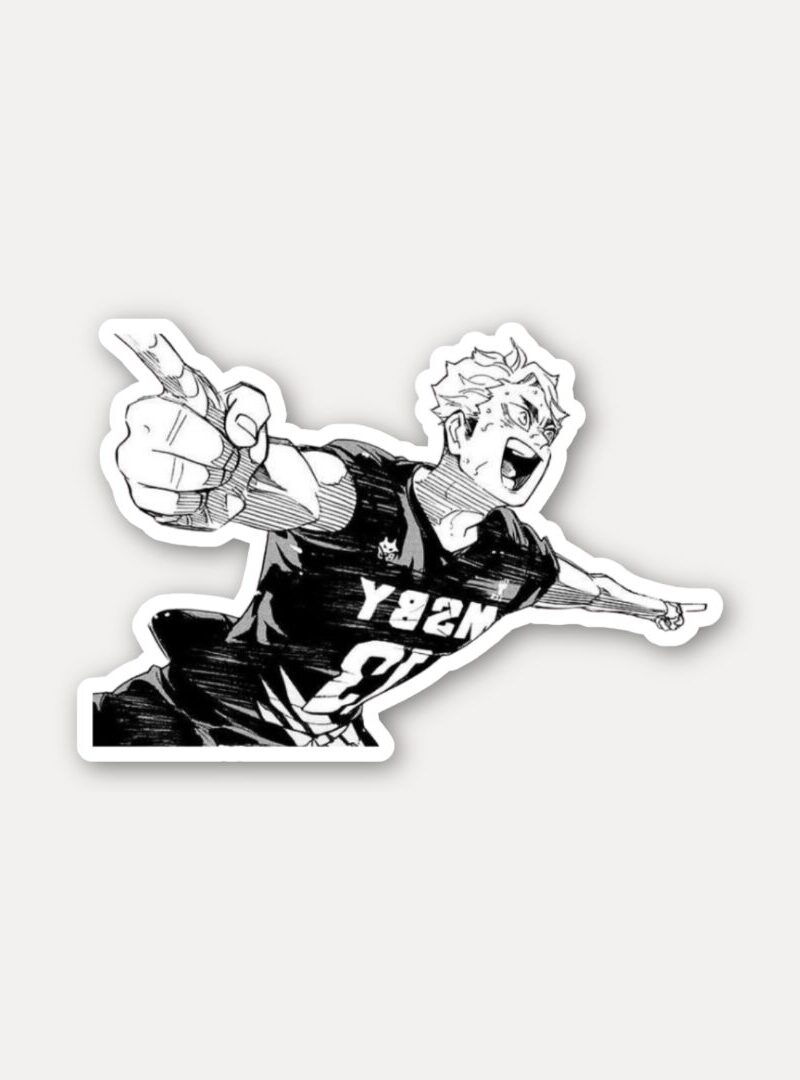 Atsumu Miya Victory Shout Sticker