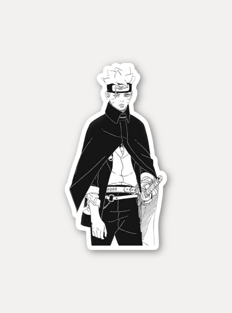 Boruto Black Cloak Sticker