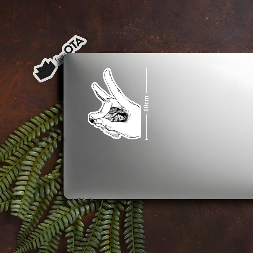 Chainsaw Man Cursed Hand Sticker