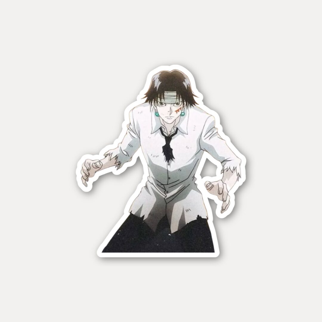 Chrollo fighting sticker