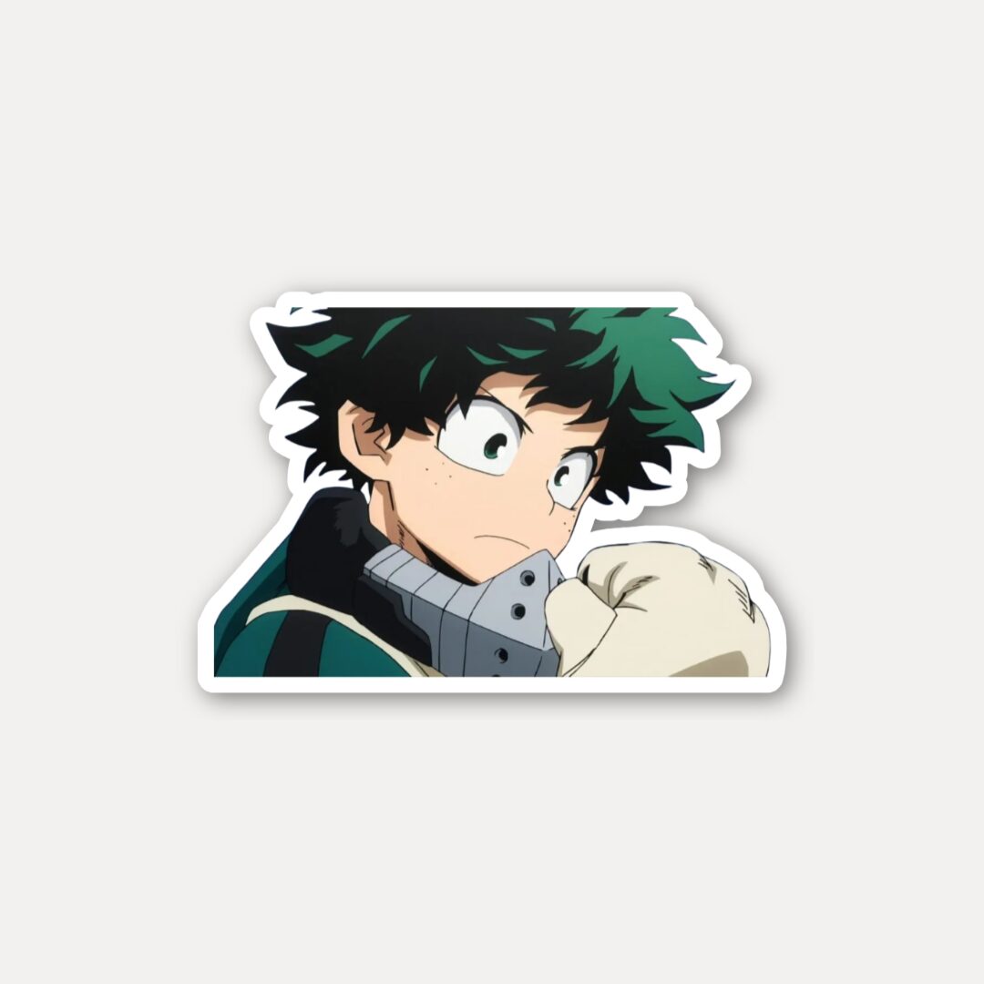 Deku Determined Look Sticker