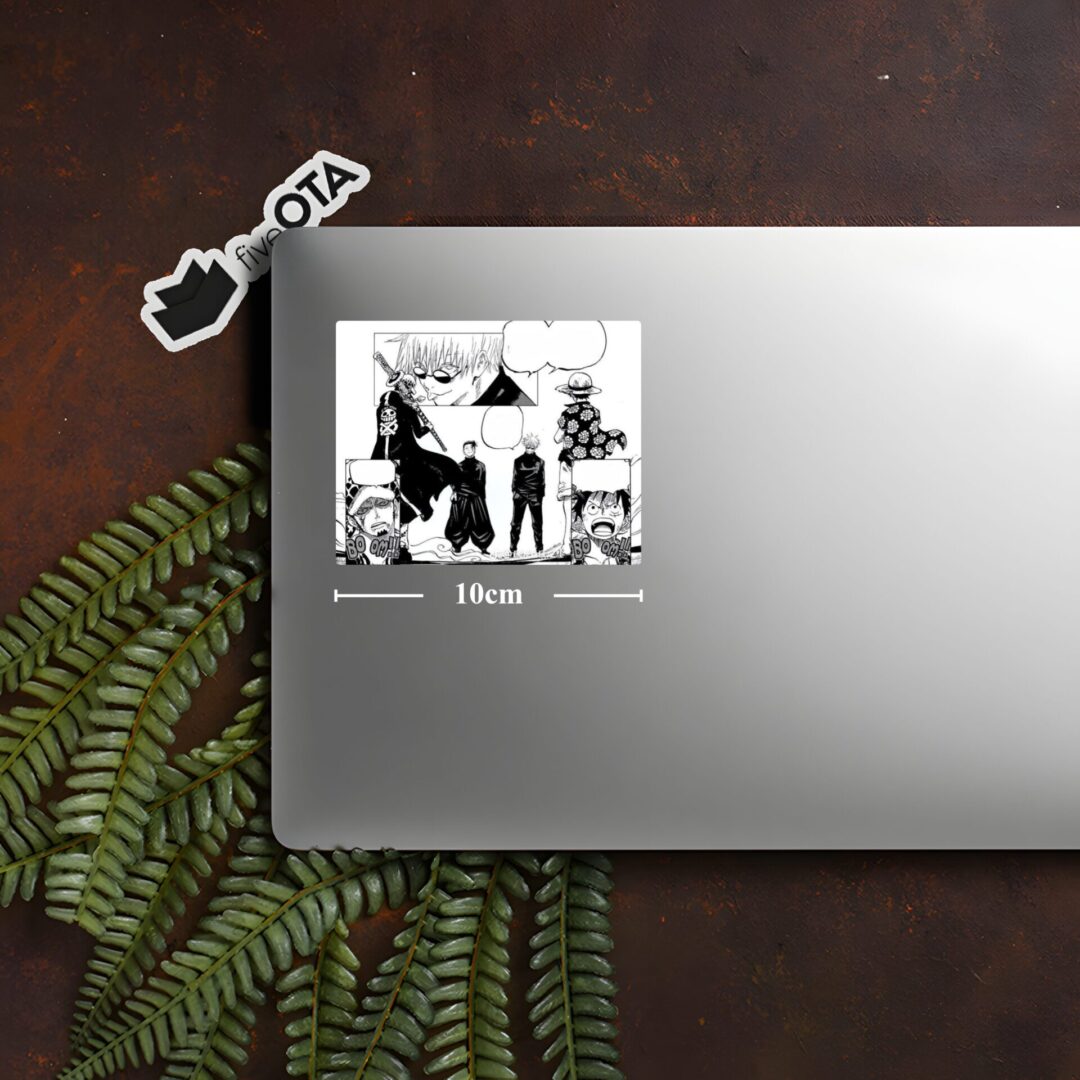 Gojo Law Luffy Crossover Panel Sticker