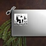 Gojo Law Luffy Crossover Panel Sticker