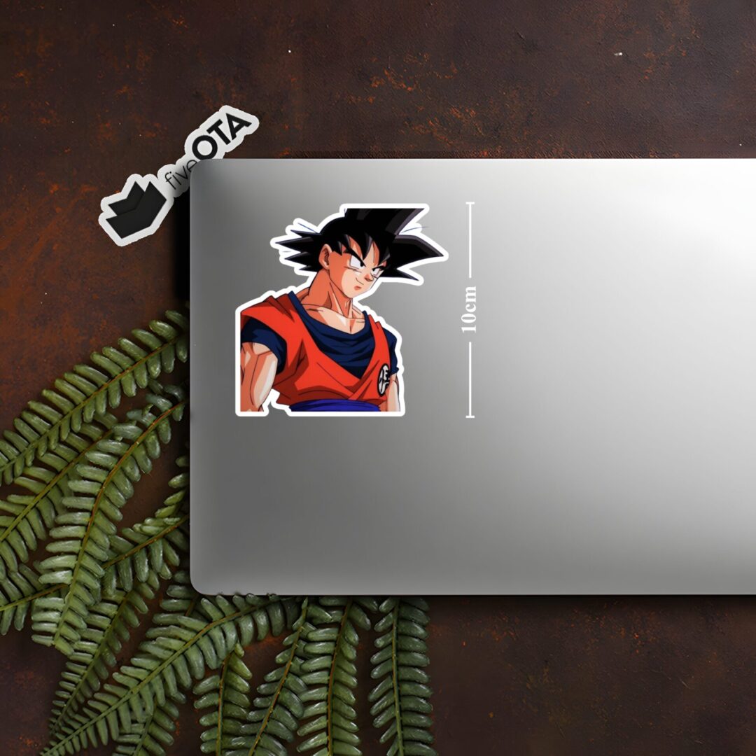 Goku Confident Stance Sticker
