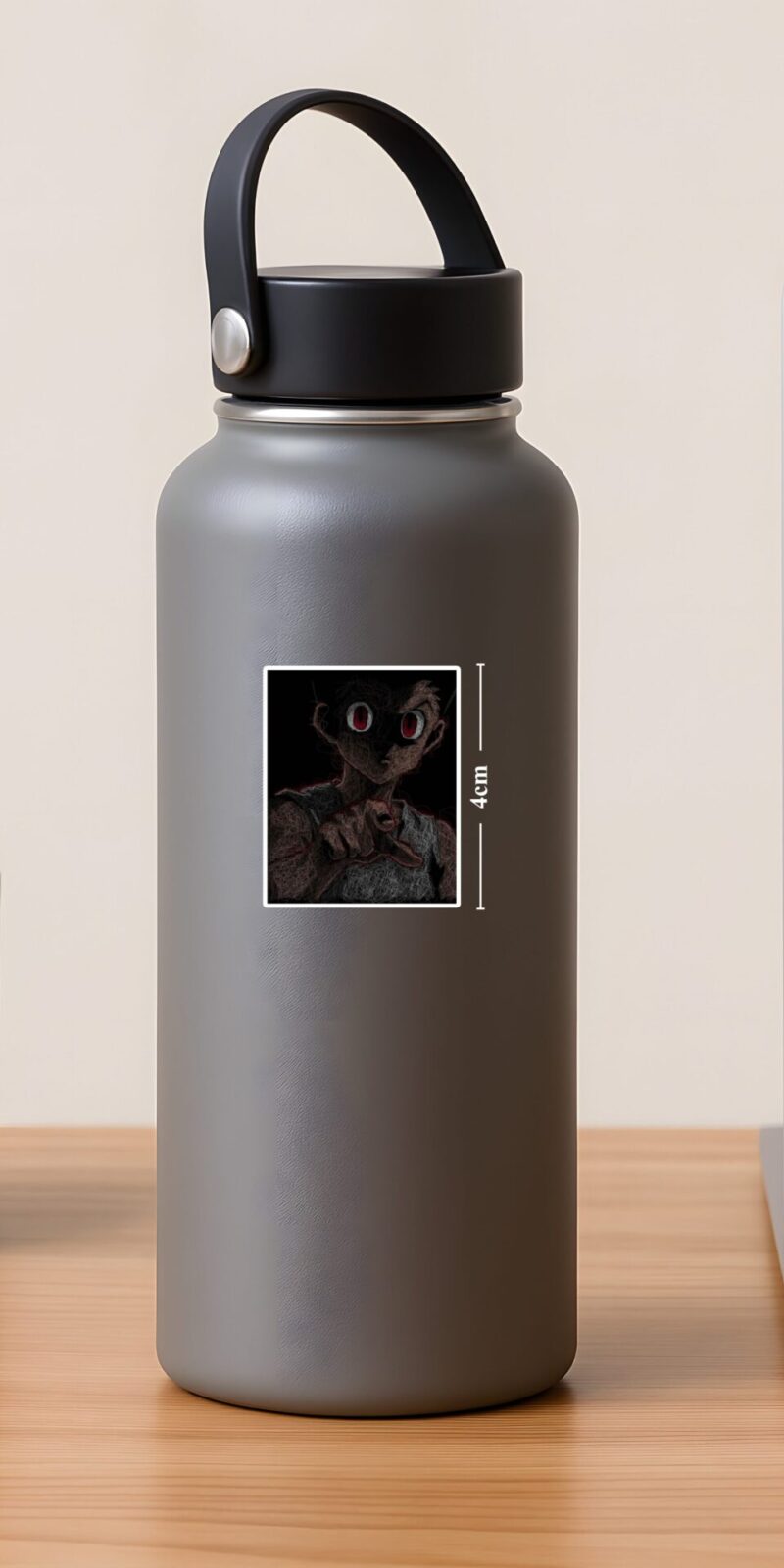 fiveOTA vinyl stickers featuring Gon Freecss Rage Awakening Sticker for laptops and bottles