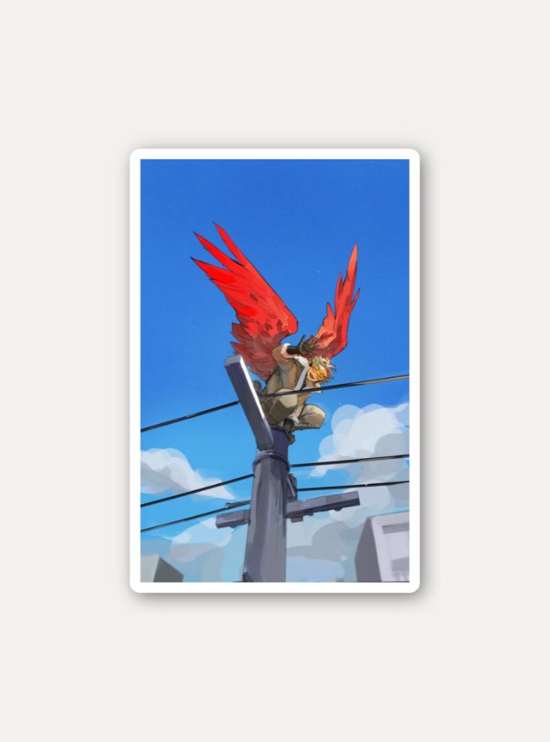 Hawks Rooftop Vigil Sticker