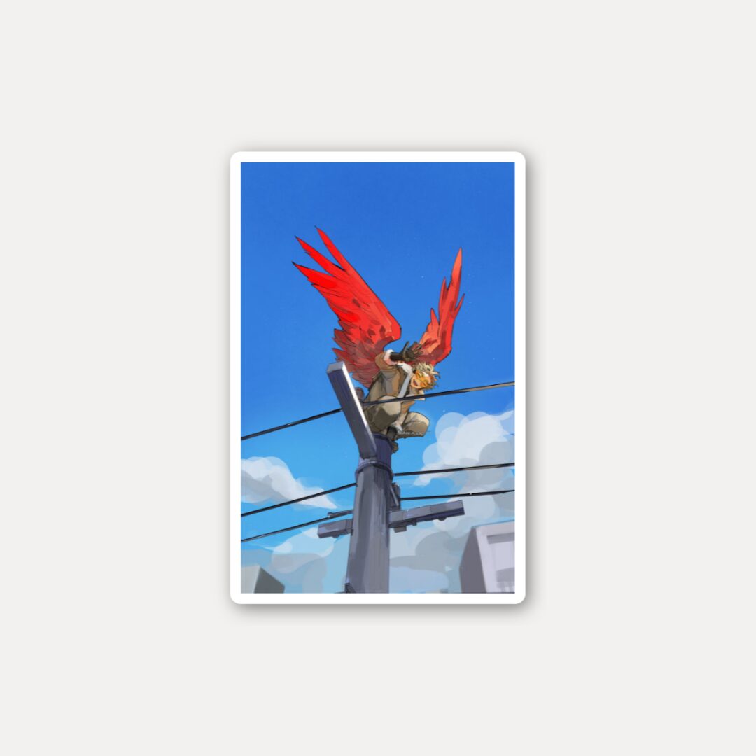 Hawks Rooftop Vigil Sticker