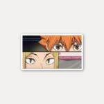 Hinata vs Kenma Duel Gaze Sticker