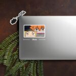 Hinata vs Kenma Duel Gaze Sticker