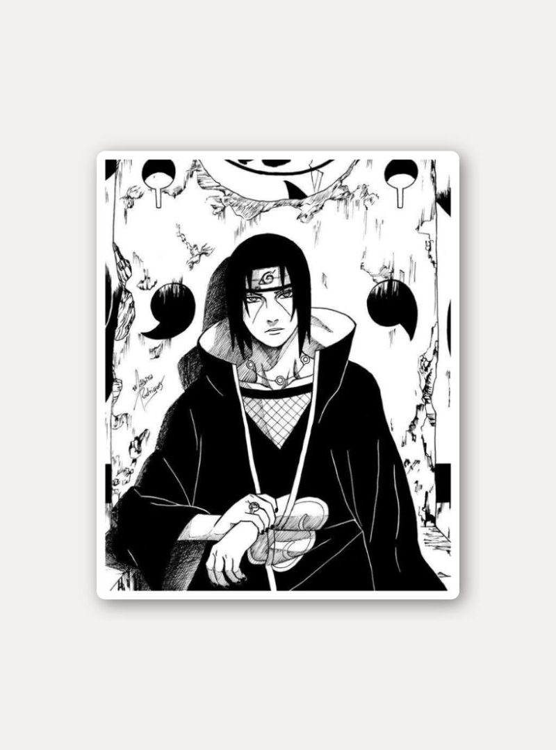 Itachi Power Pose Sticker