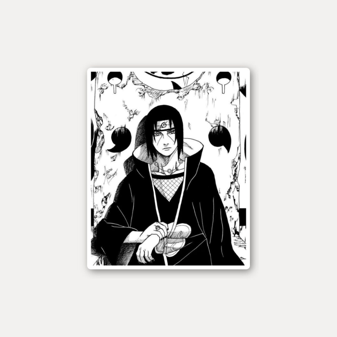 Itachi Power Pose Sticker