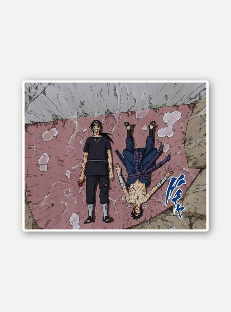 Itachi vs sasuke Sticker