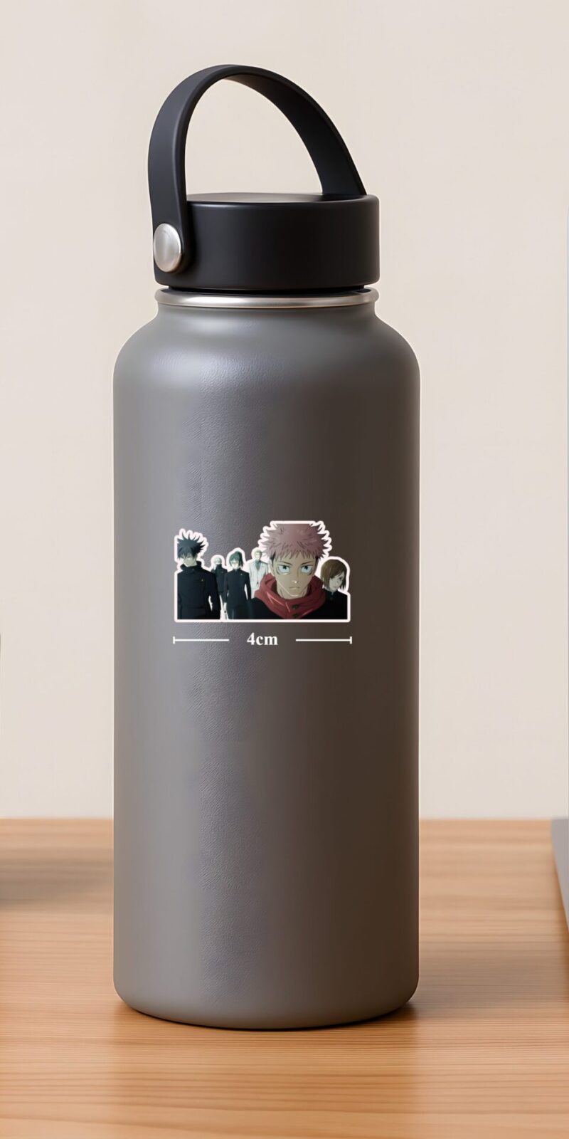 fiveOTA vinyl stickers featuring Jujutsu Kaisen Main Squad Sticker for laptops and bottles