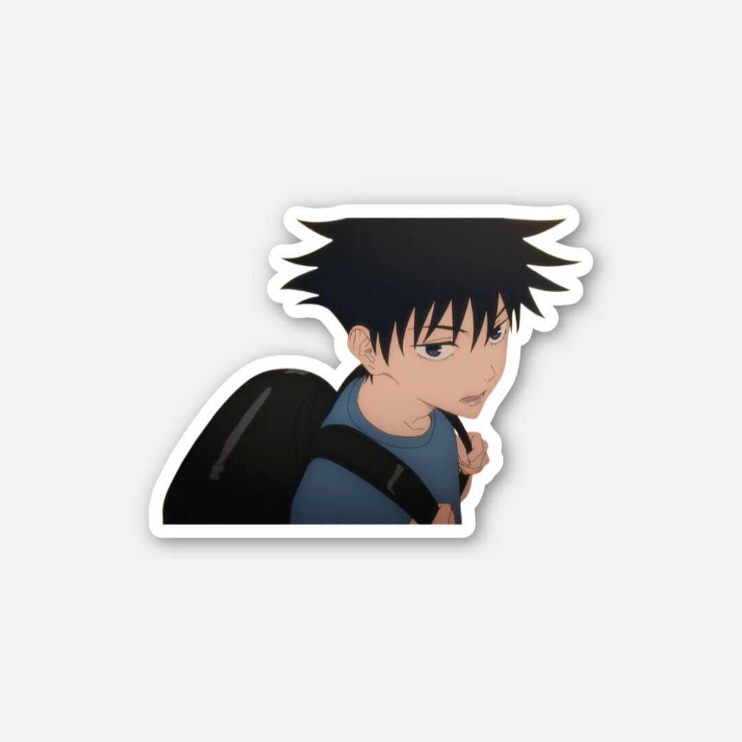 Megumi Fushiguro Tired Walk Sticker