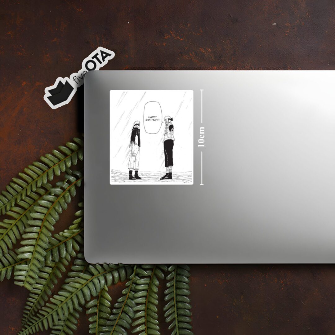 Naruto Birthday Scene Sticker