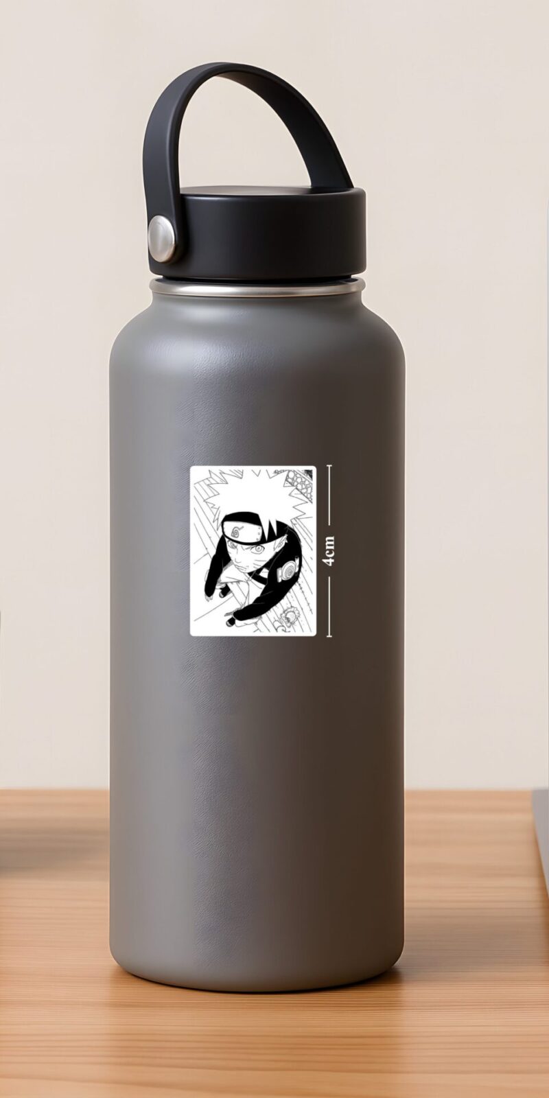 fiveOTA vinyl stickers featuring Naruto Rooftop Sticker for laptops and bottles