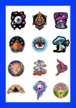 Psychedelic Sticker Sheet