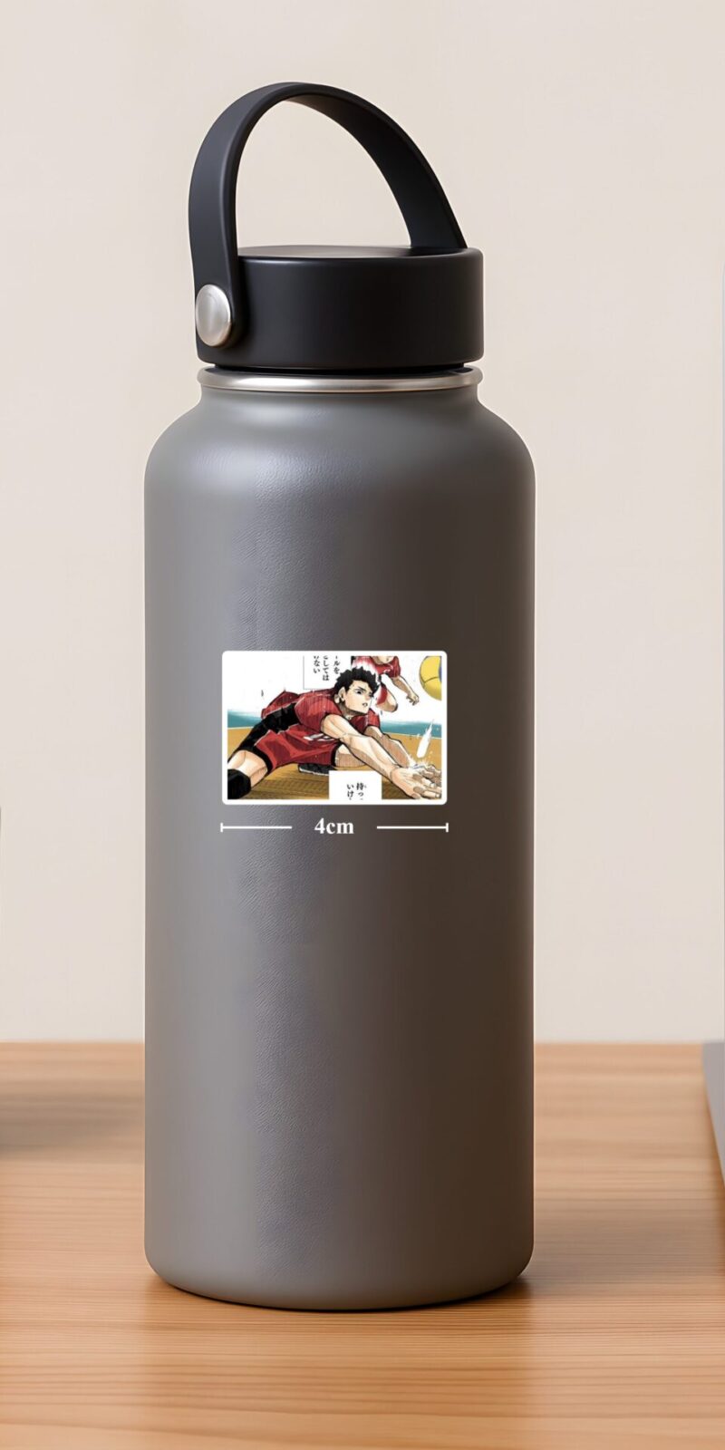 fiveOTA vinyl stickers featuring Sakusa Kiyoomi Dive Save Sticker for laptops and bottles