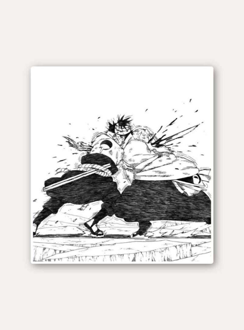 Sasuke vs Danzo Final Strike Sticker