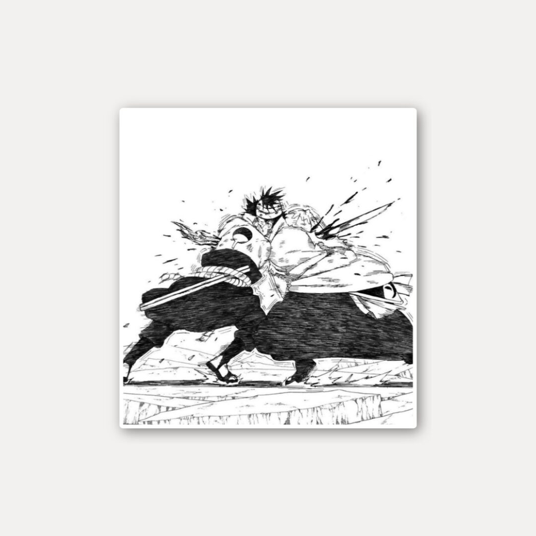 Sasuke vs Danzo Final Strike Sticker