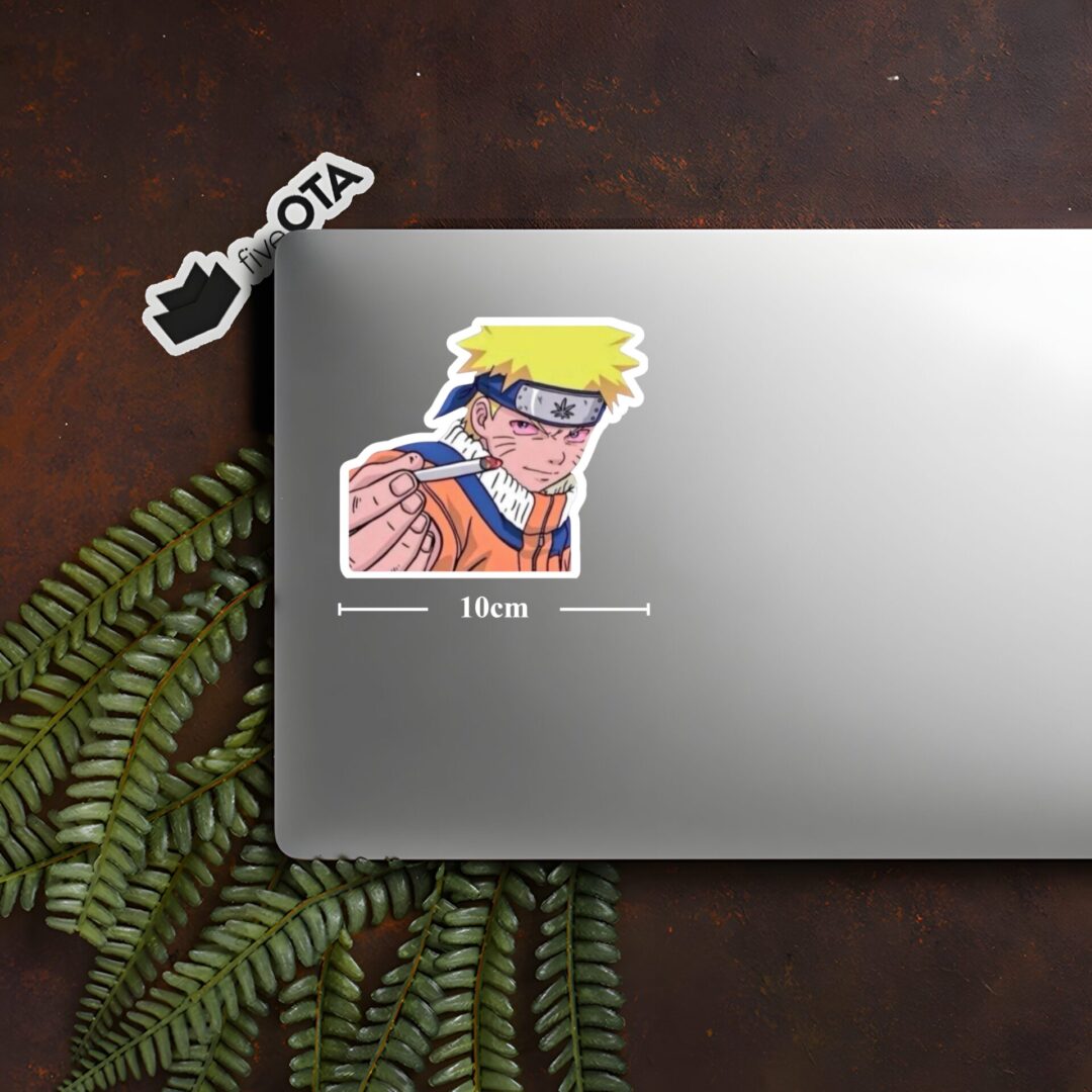 Smug Naruto Smoke Break Sticker
